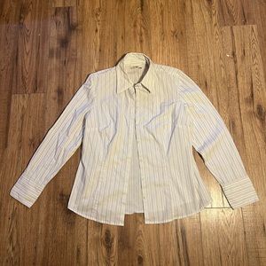 Anne Taylor Loft Striped button up